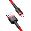 Baseus Cafule USB-A – Lightning 2A 3 m czerwony