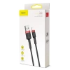 Kabel Baseus Cafule CALKLF-R91 USB-A–Lightning 2A 3 m czarno-czerwony