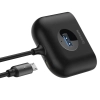 Hub USB Baseus Square Round 4w1 1 m czarny