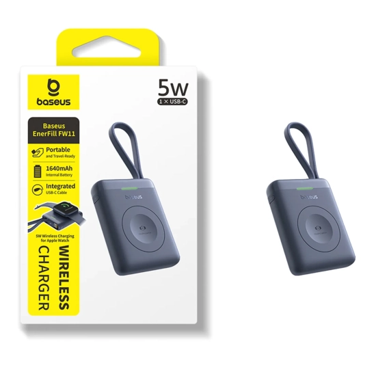 Baseus Ładowarka Apple Watch EnerFill FW11 5 W czarna