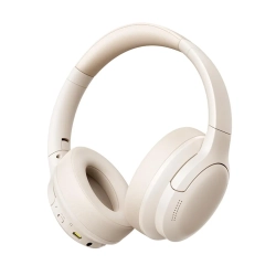 Jasne słuchawki nauszne Baseus Bass BH1 Lite A0203C02 z regulowanym pałąkiem. Jasne słuchawki nauszne Baseus Bass BH1 Lite A0203C02 z regulowanym pałąkiem.