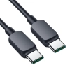 JOYROOM Kabel przewód USB-C - USB-C 100W 1.2m czarny