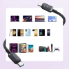 JOYROOM Kabel przewód USB-C - USB-C 100W 1.2m czarny