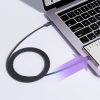 JOYROOM Kabel przewód USB-C - USB-C 100W 1.2m czarny