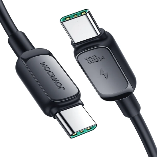 JOYROOM Kabel przewód USB-C - USB-C 100W 1.2m czarny