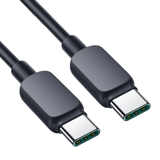 JOYROOM Kabel przewód USB-C - USB-C 100W 1.2m czarny