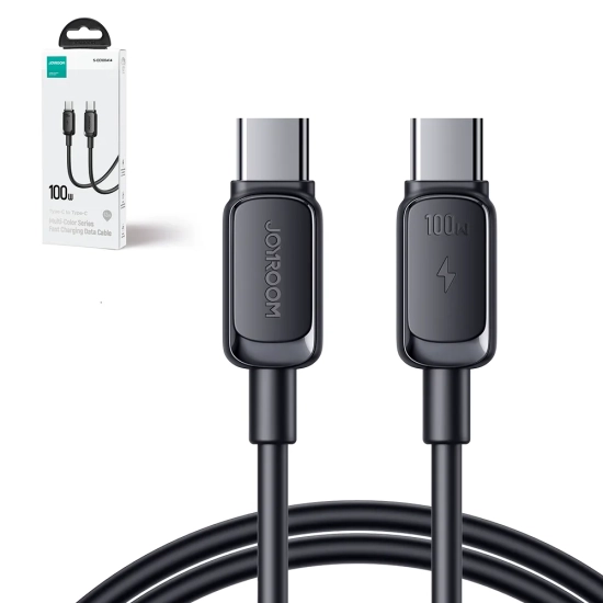 JOYROOM Kabel przewód USB-C - USB-C 100W 1.2m czarny