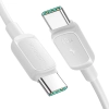 JOYROOM Kabel przewód do ładowania transmisji danych USB-C 60W 1.2m - biały