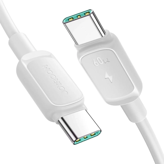 JOYROOM Kabel przewód do ładowania transmisji danych USB-C 60W 1.2m - biały
