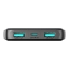 JOYROOM Powerbank JR-PBF12 10000mAh 2.4A 2x USB-A 1x USB-C - czarny