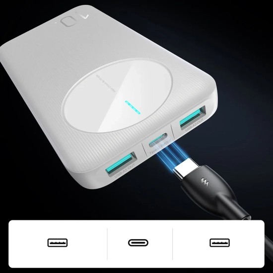 Powerbank Joyroom JR-PBF12 10000mAh 2,4A biały