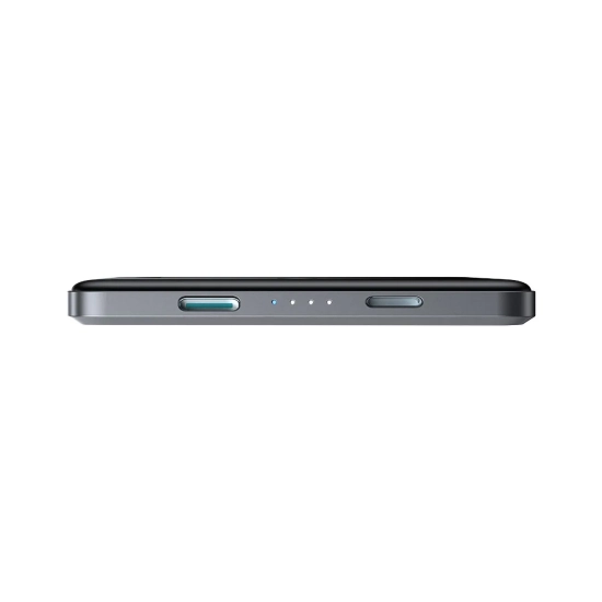 JOYROOM Powerbank 5000mAh USB-C 20W PD i ładowaniem indukcyjnym 15W - szary
