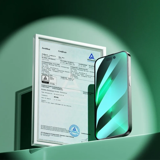 JOYROOM Zielone szkło hartowane do iPhone 14 Plus z filtrem Anti Blue