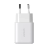 JOYROOM Ładowarka sieciowa 2x USB-C 20W PD QC 3.0 - biała