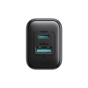 JOYROOM Ładowarka sieciowa USB-C i USB-A 25W SFC PPS PD - czarna