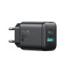JOYROOM Ładowarka sieciowa USB-C i USB-A 25W SFC PPS PD - czarna