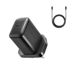JOYROOM Ładowarka sieciowa z kablem wtyczka Angielska UK USB-C 25W 1m
