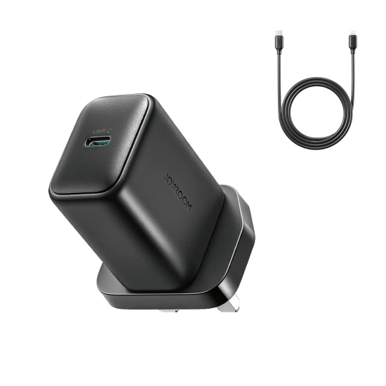 JOYROOM Ładowarka sieciowa z kablem wtyczka Angielska UK USB-C 25W 1m