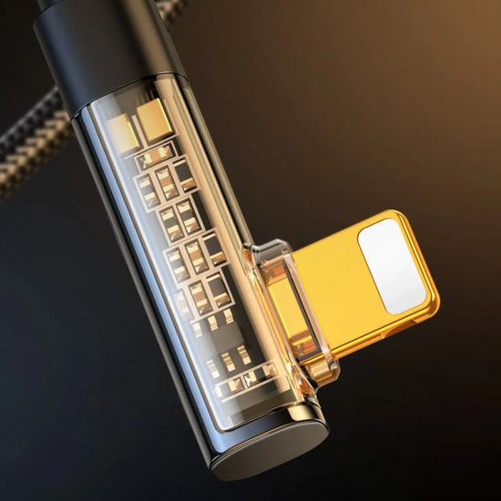 JOYROOM Kątowy kabel iPhone Lightning - USB do ładowania i transferu