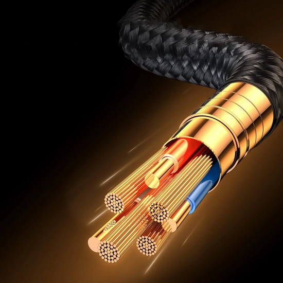 JOYROOM Kątowy kabel iPhone Lightning - USB do ładowania i transferu