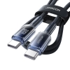 JOYROOM Kabel przewód Crystal-Clear Series 60W USB-C - USB-C 1.2m - czarny