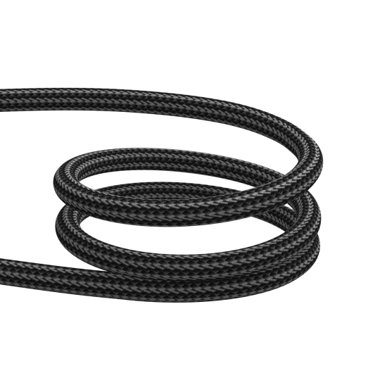 JOYROOM Kabel przewód Crystal-Clear Series 60W USB-C - USB-C 1.2m - czarny