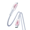 JOYROOM Kabel przewód Crystal-Clear Series 60W USB-C - USB-C 1.2m - biały