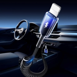 JOYROOM Kabel przewód spiralny USB-A - iPhone Lightning Crystal-Clear