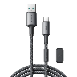 JOYROOM Kabel przewód USB-A - USB-C z organizerem uchwytem magnetycznym