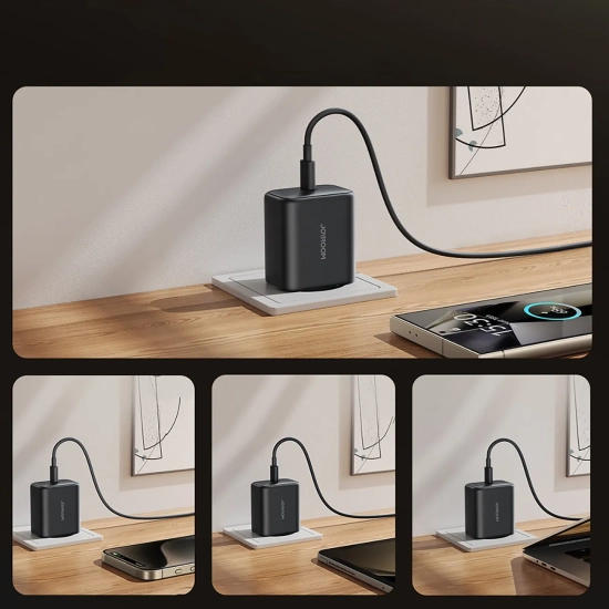 JOYROOM Ładowarka sieciowa 45W GaN do Samsung Ultra - czarna