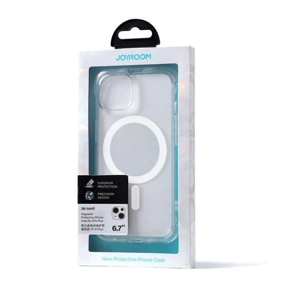 JOYROOM Magnetyczne etui do iPhone 14 Plus pancerny pokrowiec z haczykami