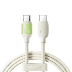 JOYROOM Kabel przewód USB-C - USB-C z fluorescencyjną końcówką 60W 1.2m