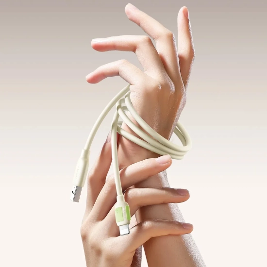 JOYROOM Kabel przewód USB-A - iPhone Lightning z fluorescencyjną końcówką