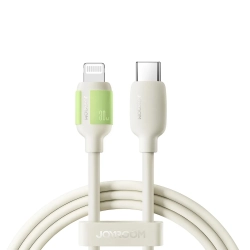 JOYROOM Kabel przewód USB-C - iPhone Lightning z fluorescencyjną końcówką