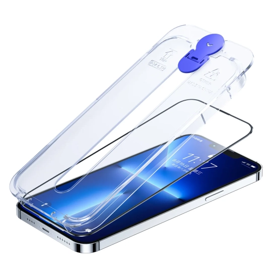 JOYROOM Szkło hartowane do iPhone 14 Plus z zestawem montażowym