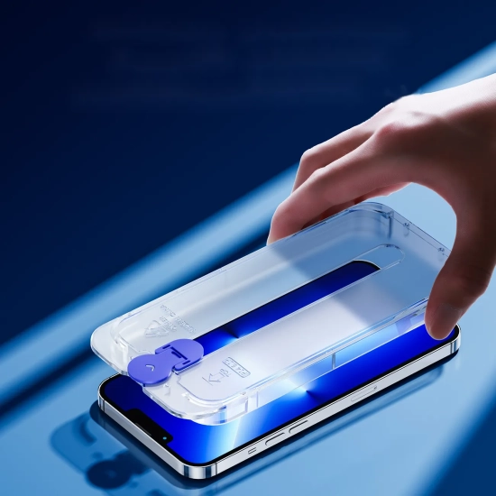 JOYROOM Szkło hartowane do iPhone 14 Plus z zestawem montażowym