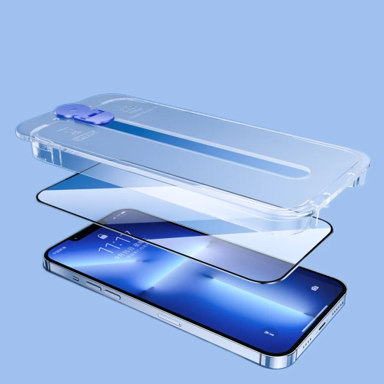JOYROOM Szkło hartowane do iPhone 14 Plus z zestawem montażowym