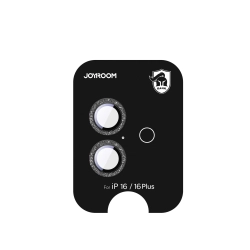 JOYROOM Szkło ochronne na obiektywy iPhone 16/16 Plus - czarne