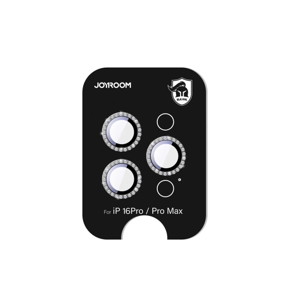JOYROOM Szkło ochronne na obiektywy iPhone 16 Pro/16 Pro Max - czarne