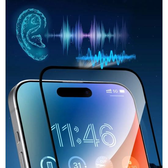 JOYROOM Szkło ochronne hartowane Corning Eyecare na iPhone 15 Plus/16 Plus