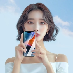 JOYROOM Szkło hartowane z antyrefleksem na iPhone 15 Plus/16 Plus
