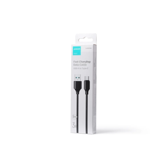 JOYROOM Kabel do ładowania i transmisji danych USB - USB Typ C 3A 2m czarny