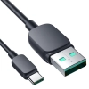JOYROOM Kabel przewód USB - USB-C 3A 1.2m czarny