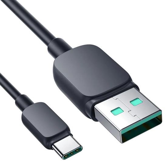 JOYROOM Kabel przewód USB - USB-C 3A 1.2m czarny