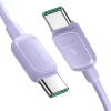 JOYROOM Kabel przewód USB-C - USB-C 100W 1.2m fioletowy