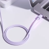 JOYROOM Kabel przewód USB-C - USB-C 100W 1.2m fioletowy