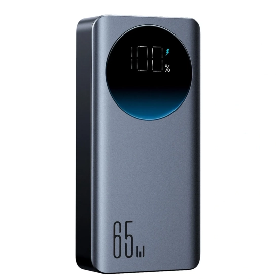 JOYROOM Powerbank 30000mAh USB-A USB-C z wyświetlaczem 65W - czarny