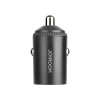 JOYROOM Ładowarka samochodowa USB-A USB-C 65W - czarna