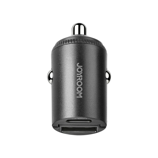 JOYROOM Ładowarka samochodowa USB-A USB-C 65W - czarna