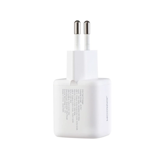 JOYROOM Ładowarka sieciowa USB-A USB-C 33W z kablem 60W USB-C do USB-C 1m